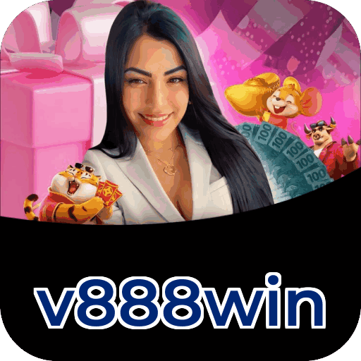 Interface do aplicativo v888win mostrando jogos disponíveis no iOS e Android