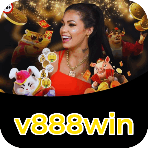 Catálogo slots v888win mostrando top jogos Gates Olympus Sweet Bonanza Fortune Tiger Big Bass volatilidade RTP